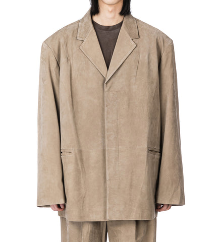 SINGLE BREASTED BLAZER STABLE SUEDE