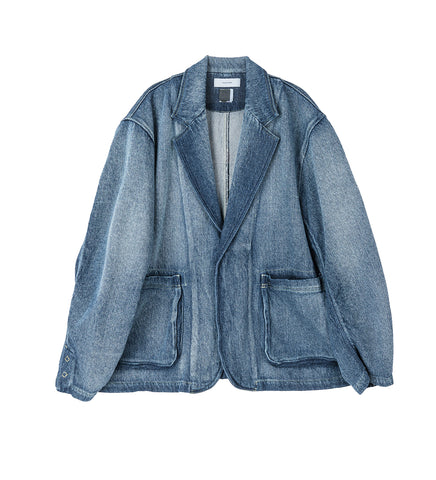 DENIM TAILORED JACKET INDIGO