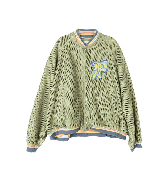 MESH STADIUM JACKET KHAKI