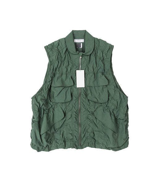 PATCHWORK VEST KHAKI