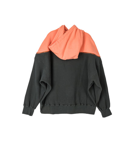 WAFFLE KNIT ZIP HOODIE PINK