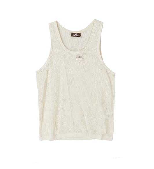 KNITTED SINGLET CREAM