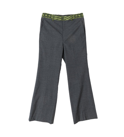 WOOL PANTS GREY
