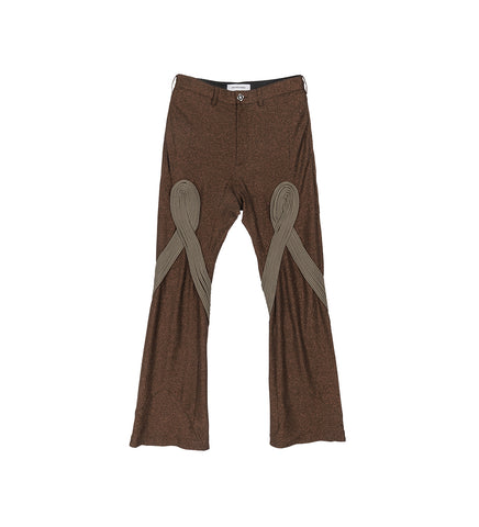 DEULTUM TROUSER SPARKLE BROWN/TAUPE