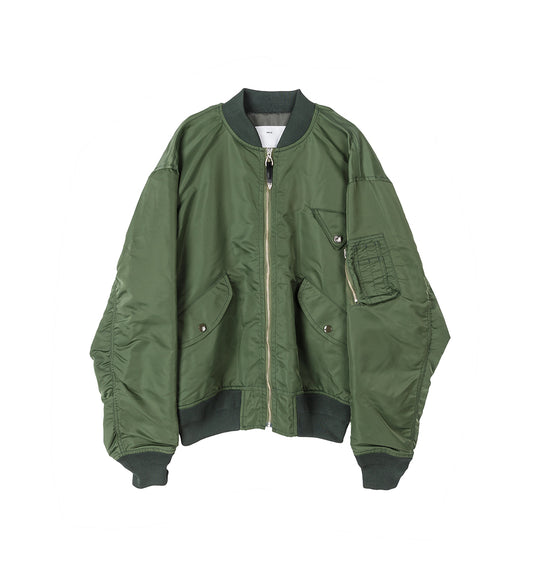 NYLON TWILL BLOUSON KHAKI