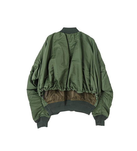 NYLON TWILL BLOUSON KHAKI