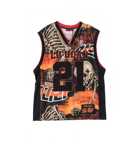 B BALL JERSEY L-D REAPER MOVIE