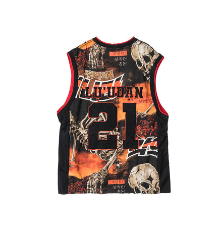 B BALL JERSEY L-D REAPER MOVIE