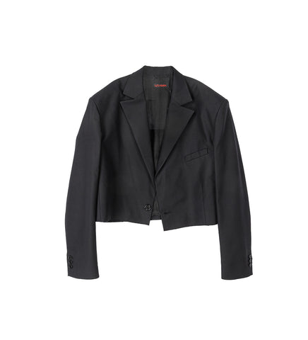 SLASHED BLAZER BLACK