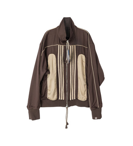 ADIDAS X SONG FOR THE MUTE 005 WOVEN TRACK JACKET BROWN