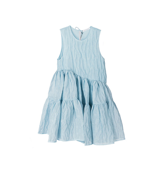 ABIGAIL DRESS MISTY BLUE