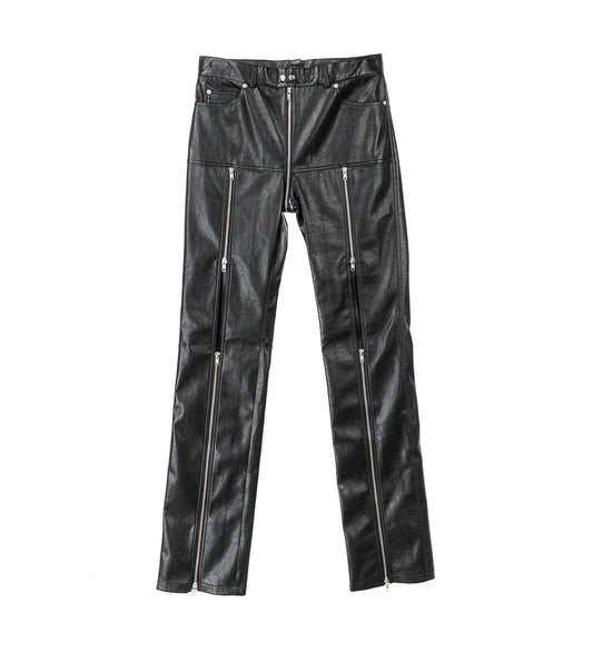 ZIPPED RIOT 5-POCKET BLACK