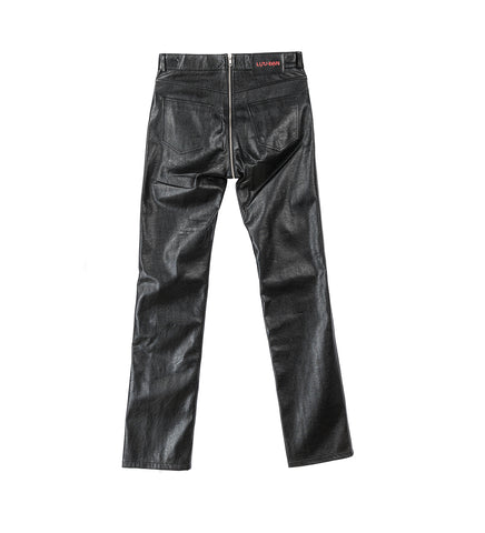 ZIPPED RIOT 5-POCKET BLACK