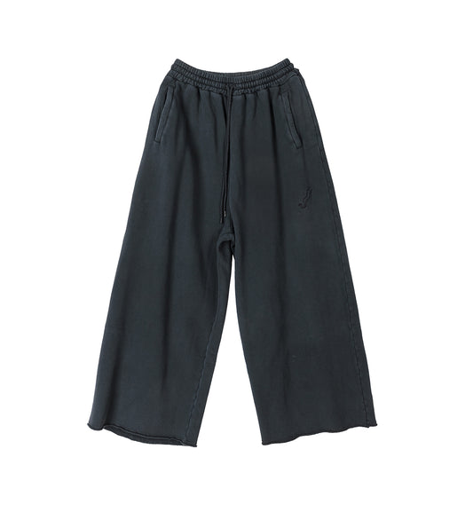 RAW-CUT BONTAN OVERDYED BLACK