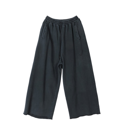 RAW-CUT BONTAN OVERDYED BLACK