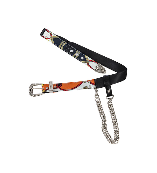 SCARF BELT BLACK