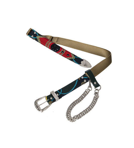 SCARF BELT KHAKI