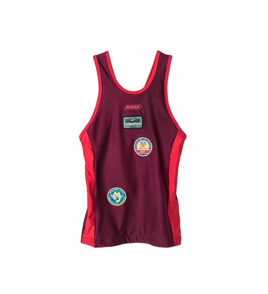 WOMEN'S SWIM VEST RED