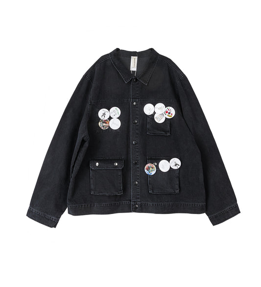 DENIM JACKET BLACK
