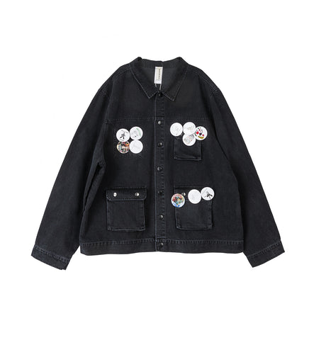 DENIM JACKET BLACK
