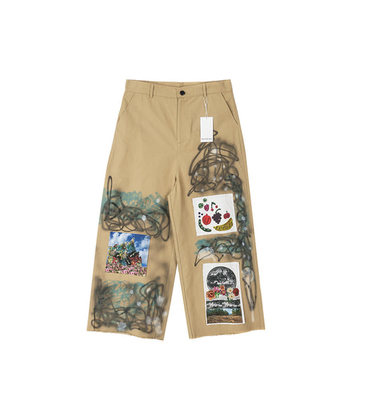 PATCH CHINO PANT KHAKI