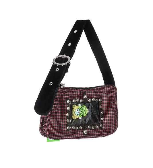 MOMMY MINI BAG PINK AND BLACK