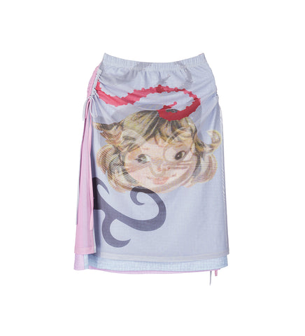 SAM CAT BALLAST SKIRT PURPLE/BLUE