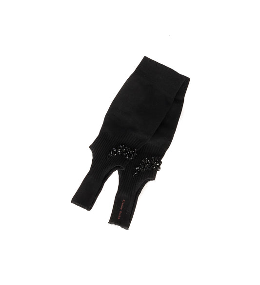 CRUSTER FLOWER STIRRUP SOCK BLACK/JET