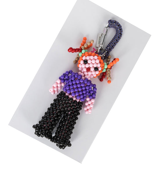 LAURA DOLL BAG CHARM MULTI