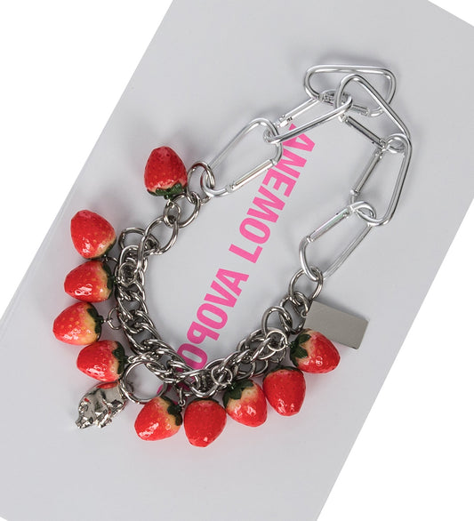 STRAWBERRY PIGGY NECKLACE MULTI