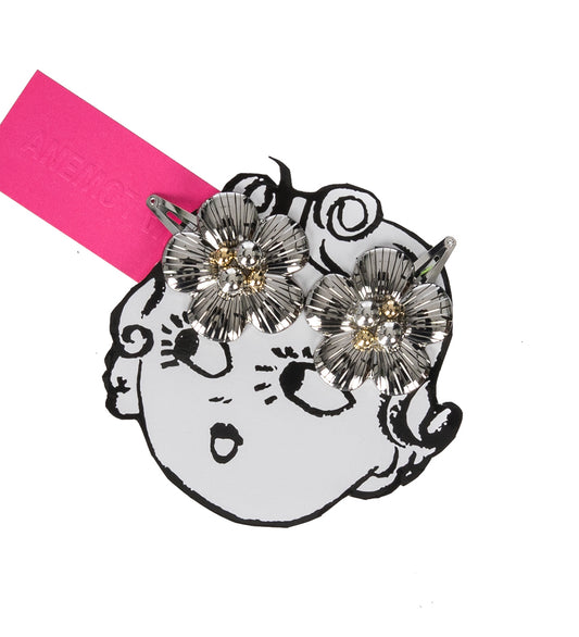 ZVETE HAIR CLIPS SILVER