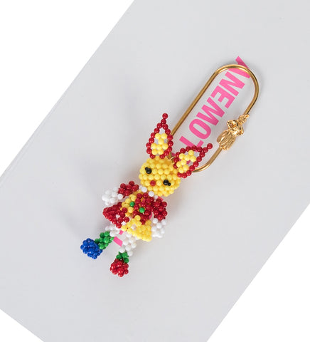 BUNNY KEY CHAIN GOLD MULTI