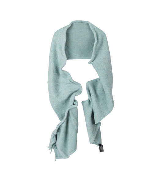 FRINGE SCARF BLUE W/WIRE