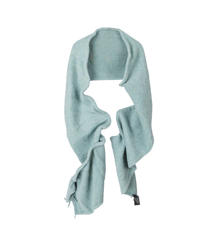 FRINGE SCARF BLUE W/WIRE