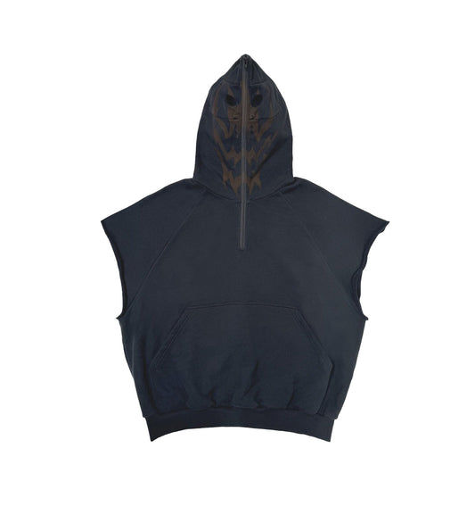 SLEEVELESS TN1 HOODIE BLACK