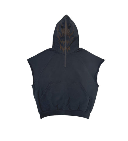 SLEEVELESS TN1 HOODIE BLACK