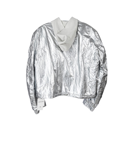 TANKER HOODED JACKET SILVER