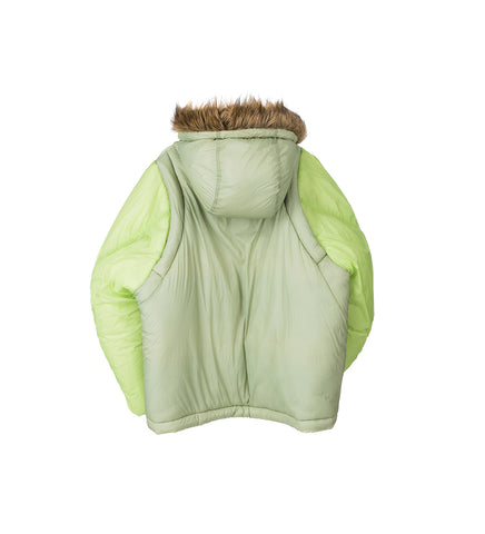 HALF-ZIP ANORAK GREEN