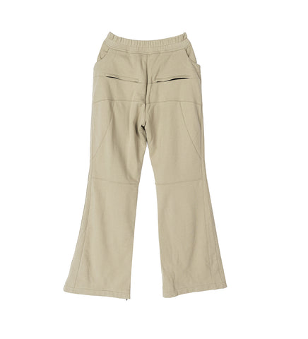 QUILTED BIKER SWEATPANTS LIGHT GREEN
