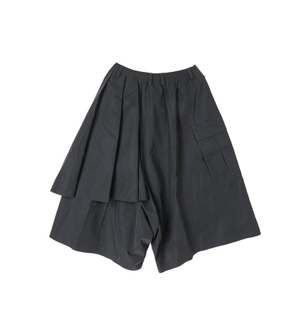 LAYERED SHORTS DARK GREY