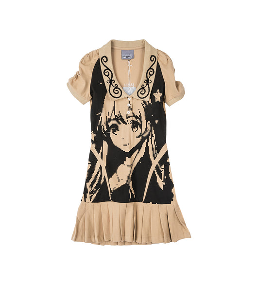 AMELIA DRESS MILKTEA