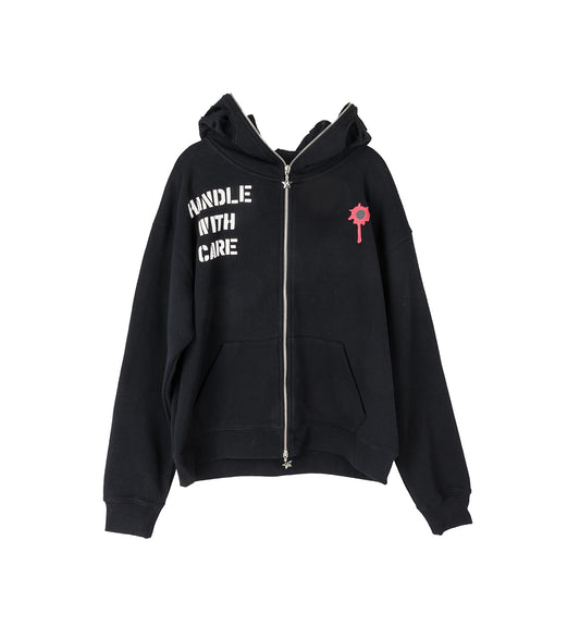 CARE BUTTERFLY HOODIE BLACK