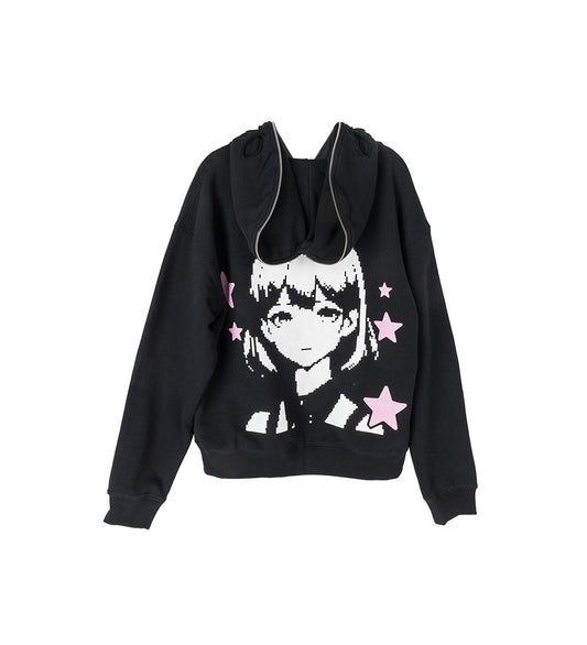 CARE BUTTERFLY HOODIE BLACK