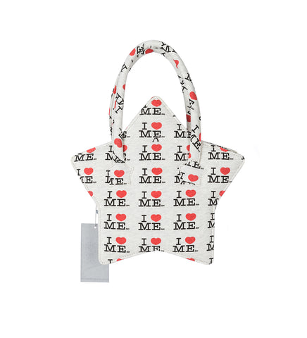 I HEART ME STAR BAG GREY