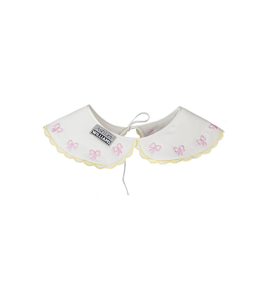 EMBROIDERED COLLAR WHITE