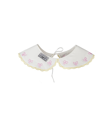 EMBROIDERED COLLAR WHITE