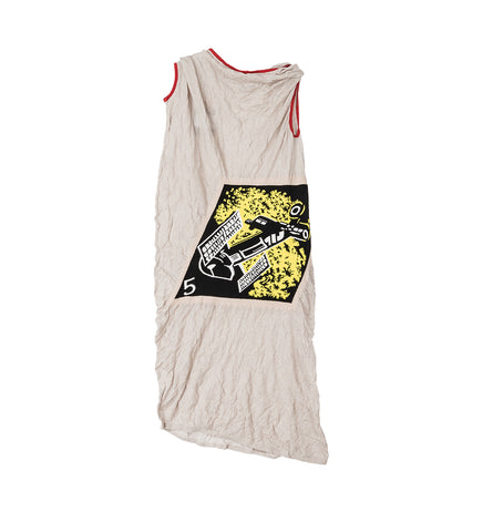 SATELLITE KNIT DRESS GREY/SOLAR POWER INTARSIA