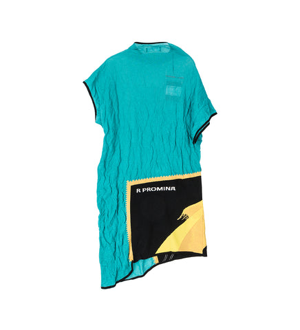 PROMINA KNIT TOP BALTIC/SUNSHINE INTARSIA