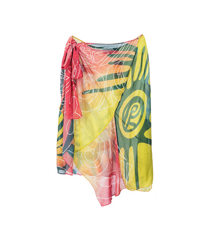SARONG SKIRT NEON SUNSET