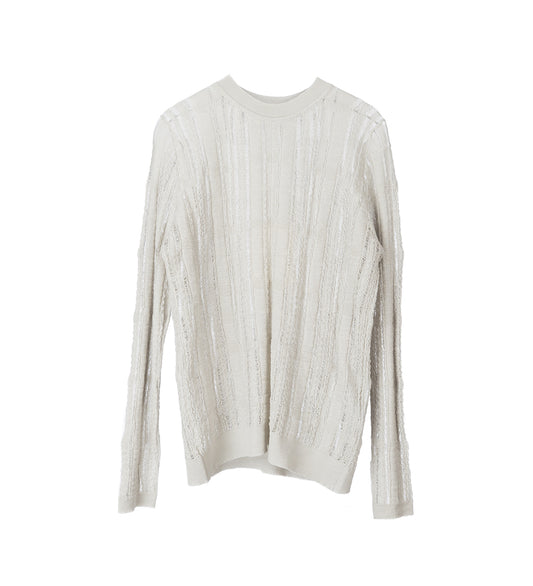 FORMAL ROUNDNECK CLOUD GREY TECH COTTON
